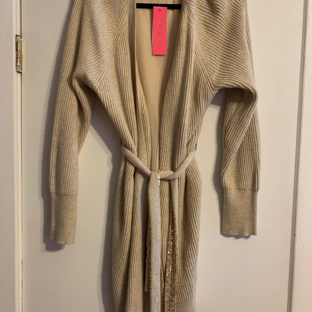 Gold Sequin Lilly Pulitzer Sweater